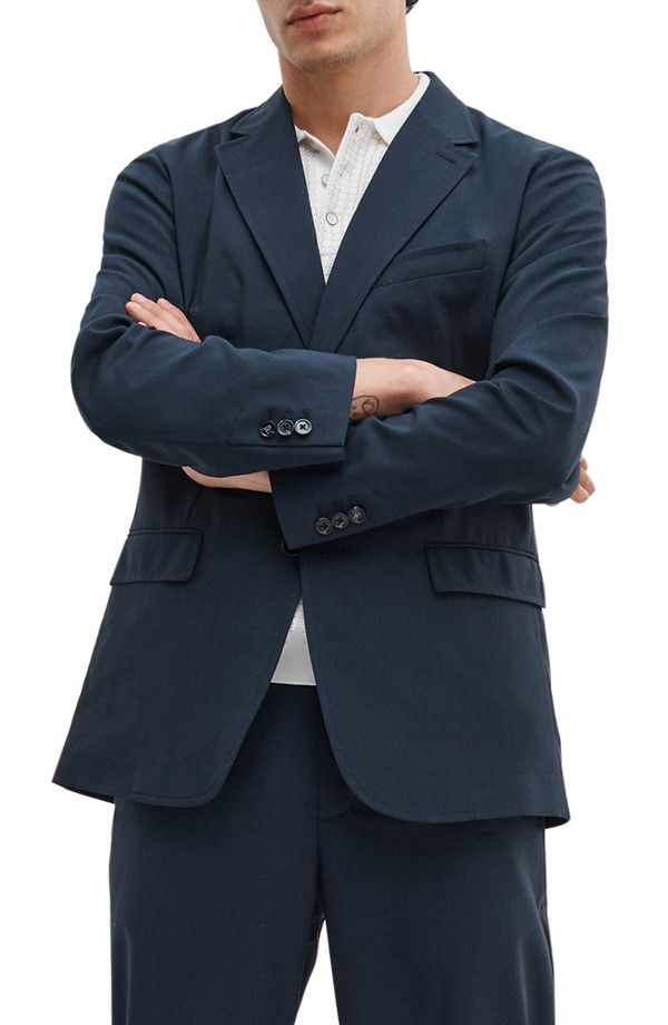 ラグアンドボーン メンズ アウター ジャケット・ブルゾン ウール ブレザー rag bone Skeleton Wool Blazer Navy ネイビー