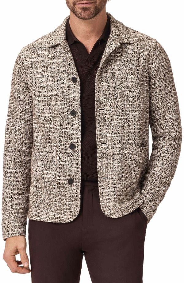 ジョンバルベイトス メンズ トップス シャツイード ジャケット John Varvatos Bourdain Textured Tweed Jacketwig