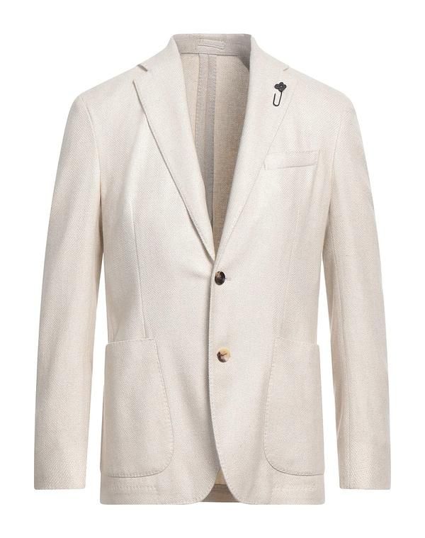 ラルディーニ メンズ アウター ジャケット・ブルゾン LARDINI Beige ベージュ