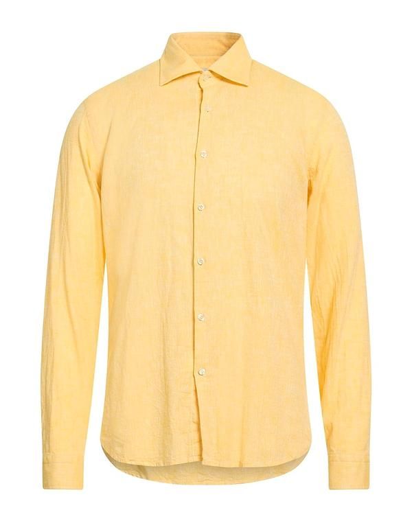 マニュエル リッツ メンズ トップス シャツ MANUEL RITZ Yellow イエロー 18,091円