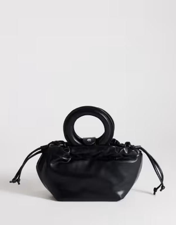 トップショップ レディース バッグ Topshop Grette clutch purse Black ブラック