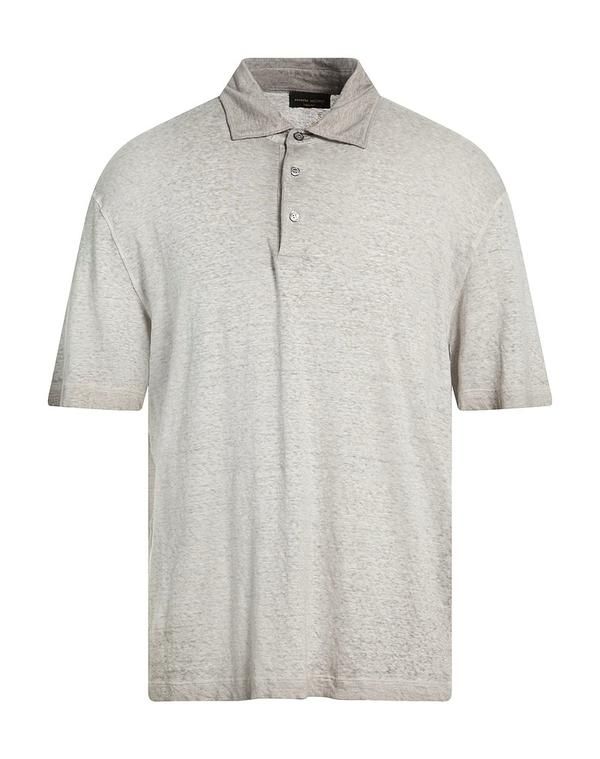 ロベルトコリーナ メンズ トップス ポロシャツ ROBERTO COLLINA Light Gray グレー