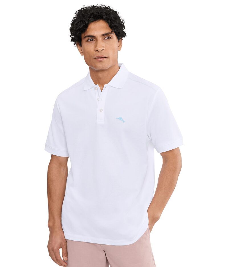 トッミーバハマ メンズ トップス シャツ Tommy Bahama Emfielder Icon Polo Bright White ホワイト