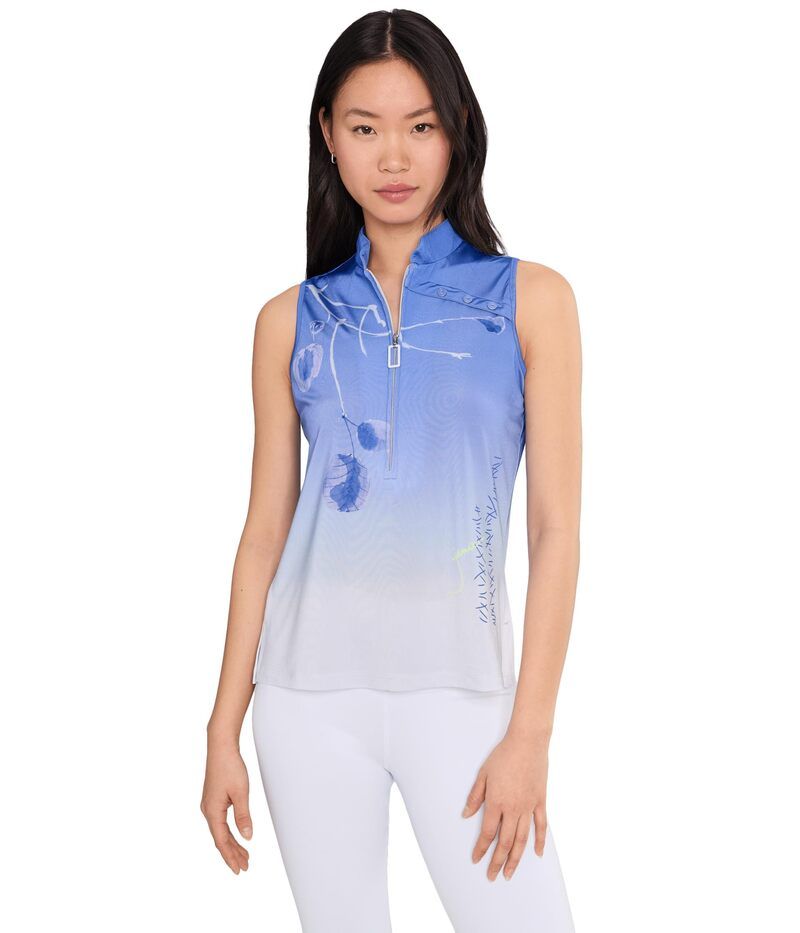 ジャイミーサドック レディース トップス シャツ プリント ノースリーブ Jamie Sadock Plum Sleeveless Printopurple パープル
