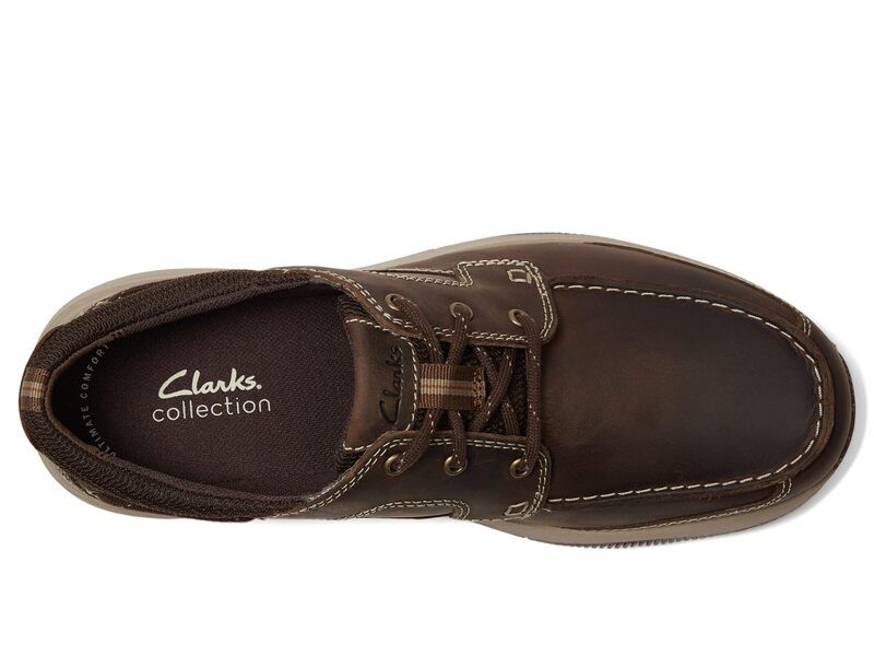 クラークス メンズ シューズ レース Clarksailview Lace Beeswax Leather