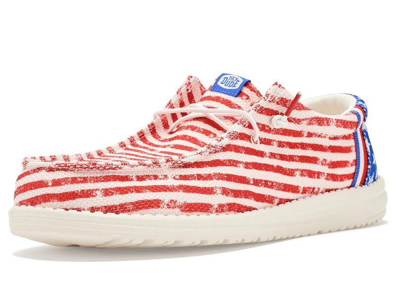 ヘイデュード メンズ シューズ スニーカー Hey Dude Wally Americanamerican Flag