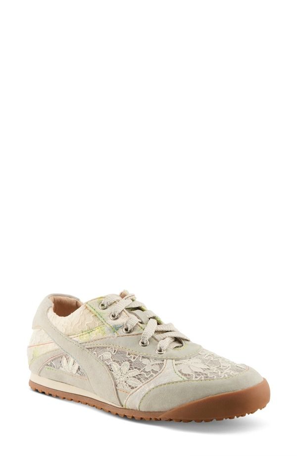 スプリングステップ レディース シューズ スニーカー LArtiste by Spring Step Wave Hello Sneaker Off White オフホワイト