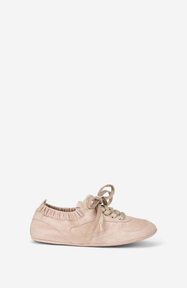 エージーエル レディース シューズ スニーカー レース AGL Hoola Hoop Lace Upowder Pink Velour ピンク
