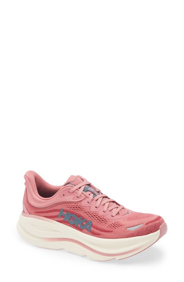 ホカオネオネ レディース シューズ スニーカー HOKA Bondi 9 Running Shoe Lingonberry Cranberry