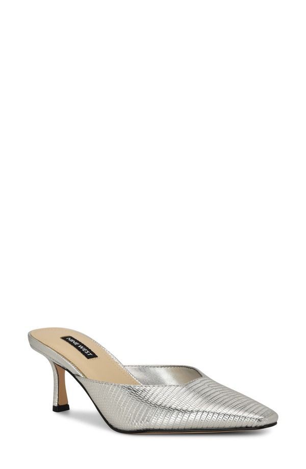 ナインウェスト レディース シューズ パンプス Nine West Camenla Mule Silver シルバー