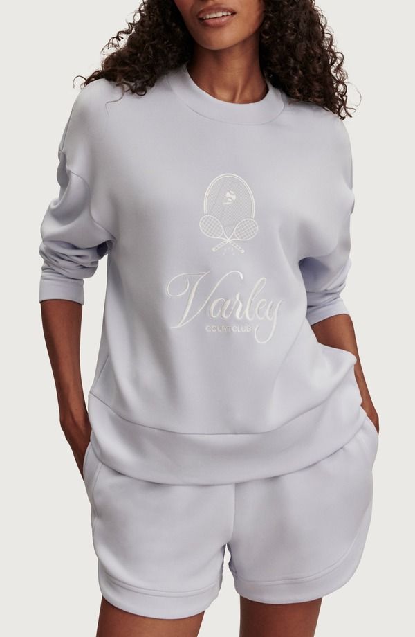 バーレイ レディース アウター パーカー・スウェット シャツ Varley Rasco Sweatshirt Xenon Blue ブルー
