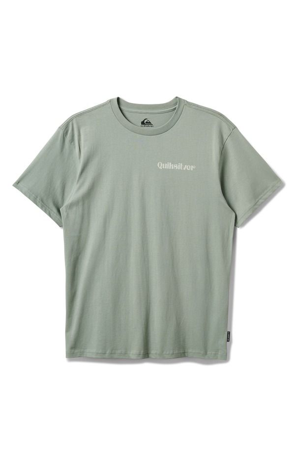 クイックシルバー メンズ トップス Tシャツ コットン グラフィック Quiksilver El Naturel Cotton Graphic TShirt Herb