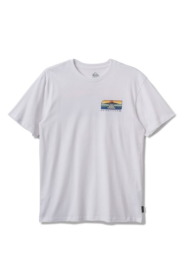 クイックシルバー メンズ トップス Tシャツ コットン グラフィック Quiksilver Frames Cotton Graphic TShirt White ホワイト 8,861円