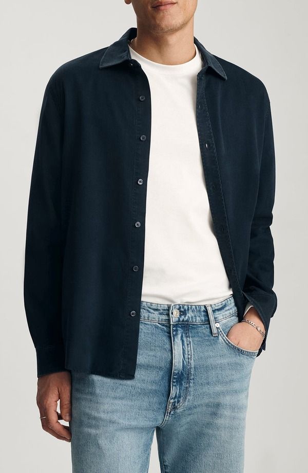 マーヴィ ジーンズ メンズ トップス シャツ レギュラーフィット Mavi Jeans Regular Fit ButtonUp Shirt Blue Nights ブルー