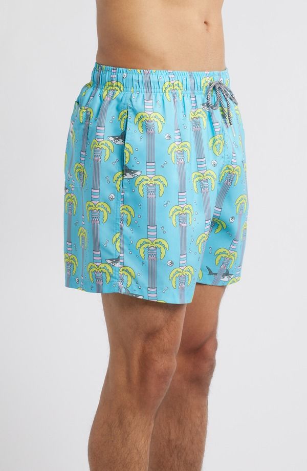 ボーディーズ メンズ 水着 ハーフパンツ・ショーツ Boardies Atlantis Mid Length Swim Trunks Blue ブルー