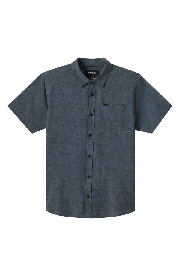 オニール メンズ トップス シャツ ONeill TRVLR Performance Short Sleeve ButtonUp Shirt Black ブラック