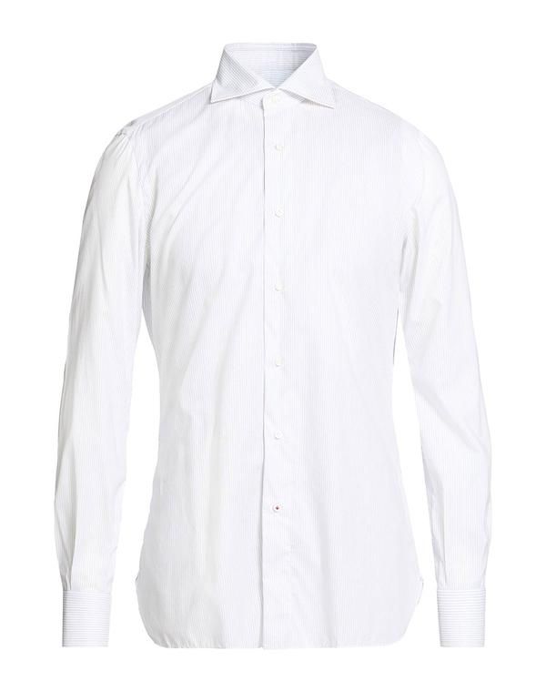 イザイア メンズ トップス シャツ ISAIA White ホワイト