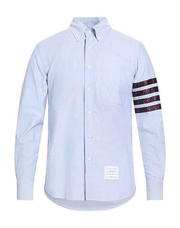 トムブラウン メンズ トップス シャツ THOM BROWNE Light Blue ブルー
