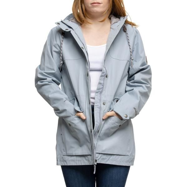 エディー バウアー レディース アウター ジャケット・ブルゾン パーカー Eddie Bauer Charly Rain Parka Waterproof Blue Smoke スモーク