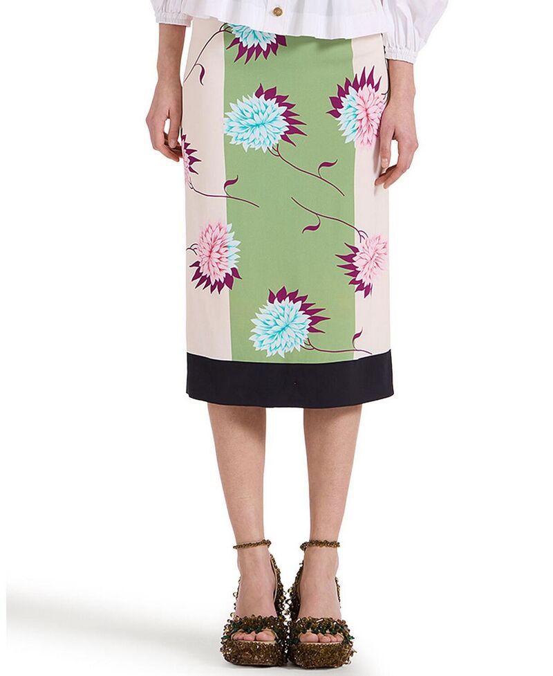 ラ・ダブル・ジェイ レディース ボトムスカート La DoubleJ Pencil Skirt Derby Placee Multicolor マルチカラー 100,900円
