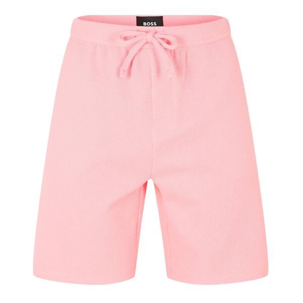 ボス メンズ ボトムス ハーフパンツ・ショーツ ショートパンツ Boss Mens BOSS Bodywear Waffle Softexture Shorts Pink 685 ピンク