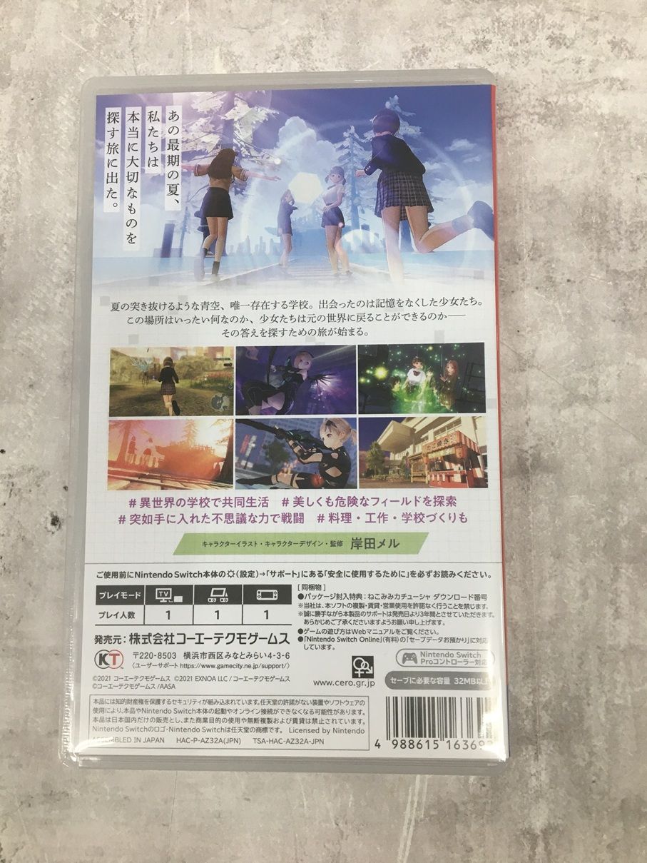 054 Nintendo Switch スイッチソフト BLUE REFLECTION TIE/帝