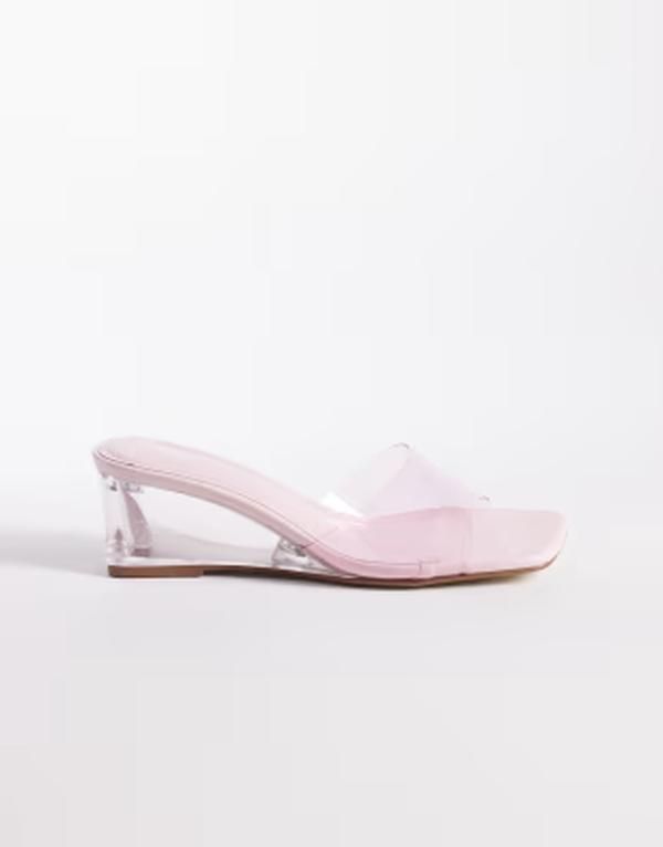 パブリックデザイア レディース シューズ サンダル Public Desire Juno wedge sandals PINK ピンク