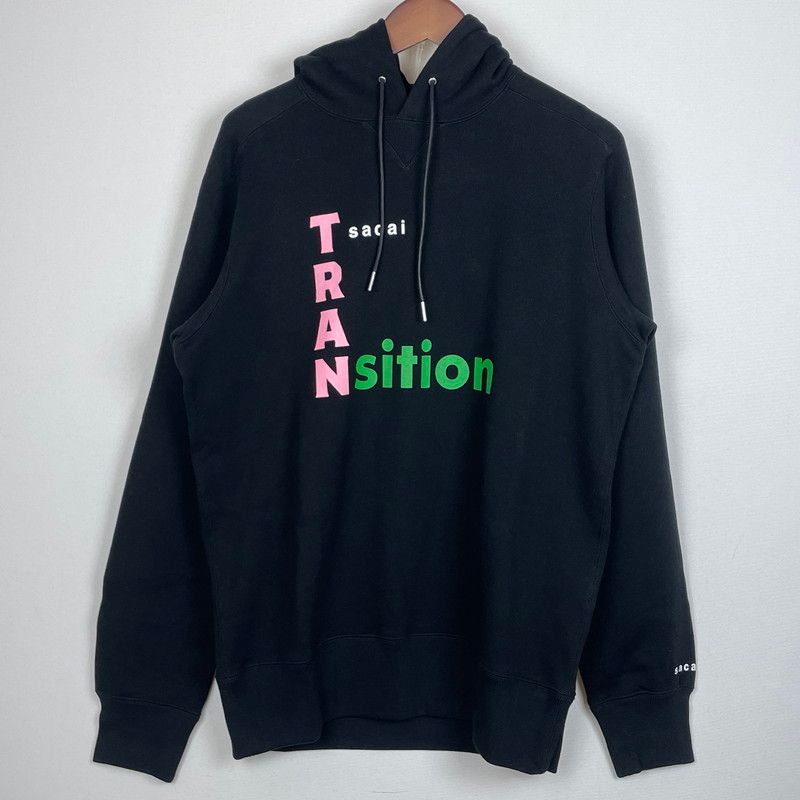 中古品】 SACAI サカイ 21AW TRANsition Hoodie 21-0290S 2021年秋冬