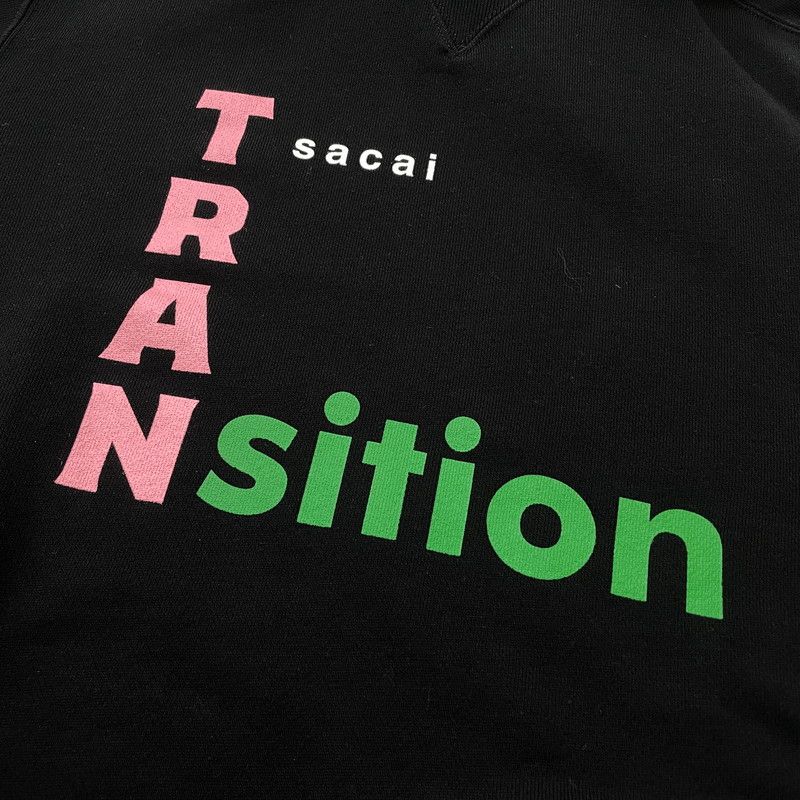 中古品】 SACAI サカイ 21AW TRANsition Hoodie 21-0290S 2021年秋冬