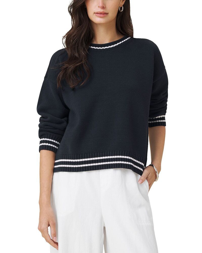 スプレンディット レディース アウター ニット・セーター Splendid Cherry on Top Sweater NavyWhiteCherry ホワイト