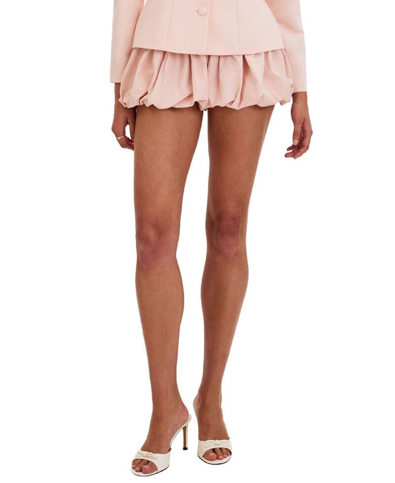 ミスサークル レディース ボトムス ハーフパンツ・ショーツ ショートパンツ Miss Circle Savina Taffeta Bubble Shorts Pink ピンク
