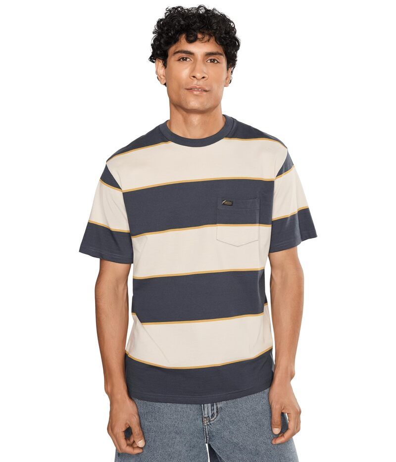 ルーカ メンズ トップス シャツ Rvca Dayshift Stripe Short Sleeve Light Khaki カーキ
