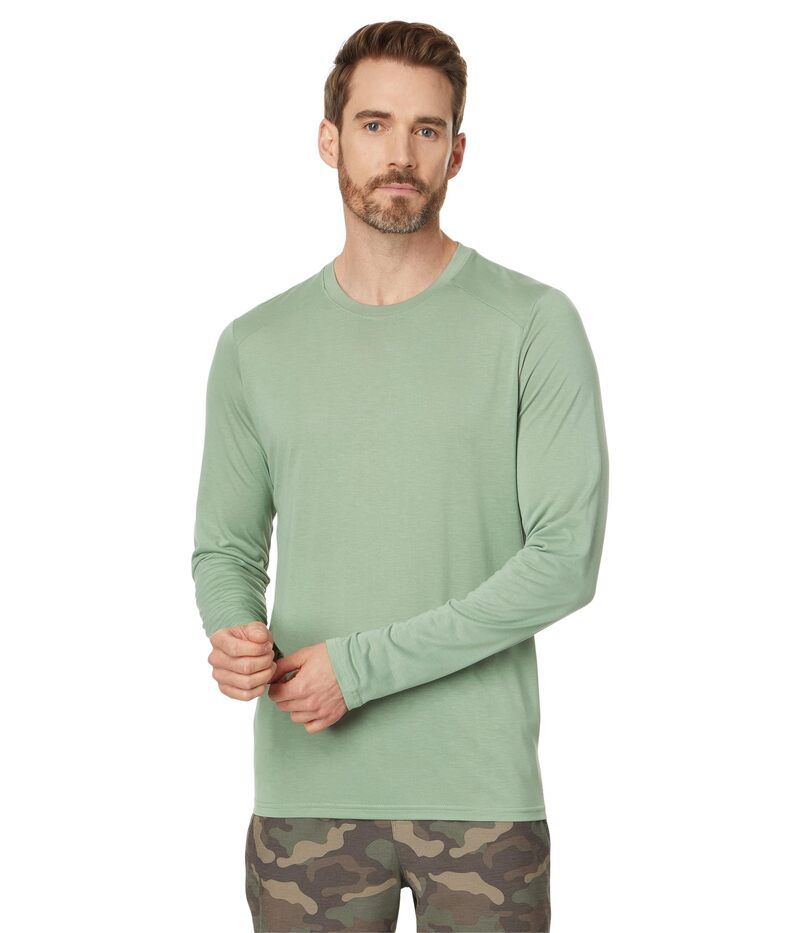 フリー フライ メンズ トップス シャツ Free Fly Bamboo Lightweight Long Sleeve Palm Green グリーン