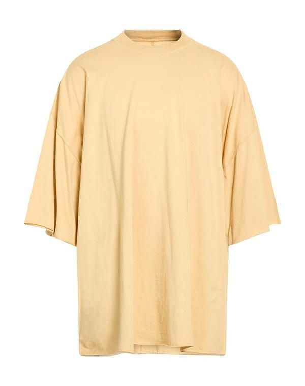 Rick Owens DRKSHDW イエロー カットソー ダークシャドウ バイ リックオウエンス メンズ トップス Tシャツ