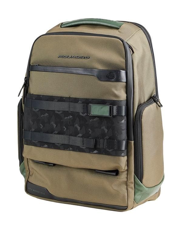 ピクアドロ メンズ バッグ バックパック・リュックサック PIQUADRO Military Green グリーン