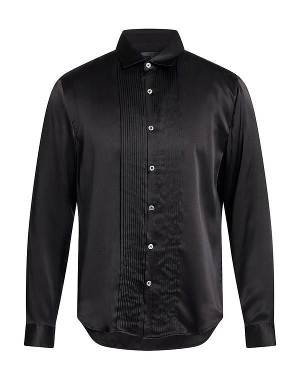 ジョンバルベイトス メンズ トップス シャツ JOHN VARVATOS Black ブラック