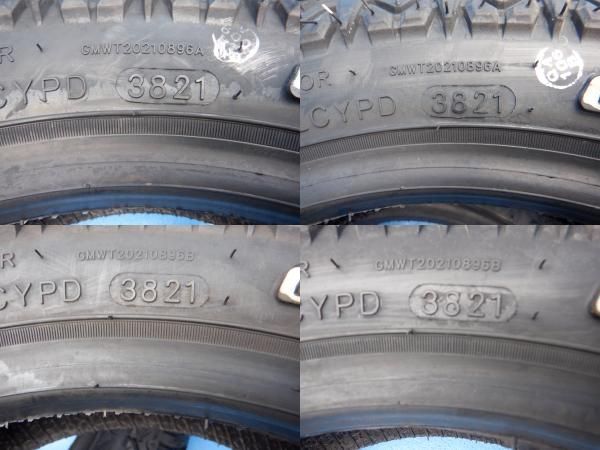 未使用 155/65R14 ホワイトレター 2021年製 4本 スペーシアギア