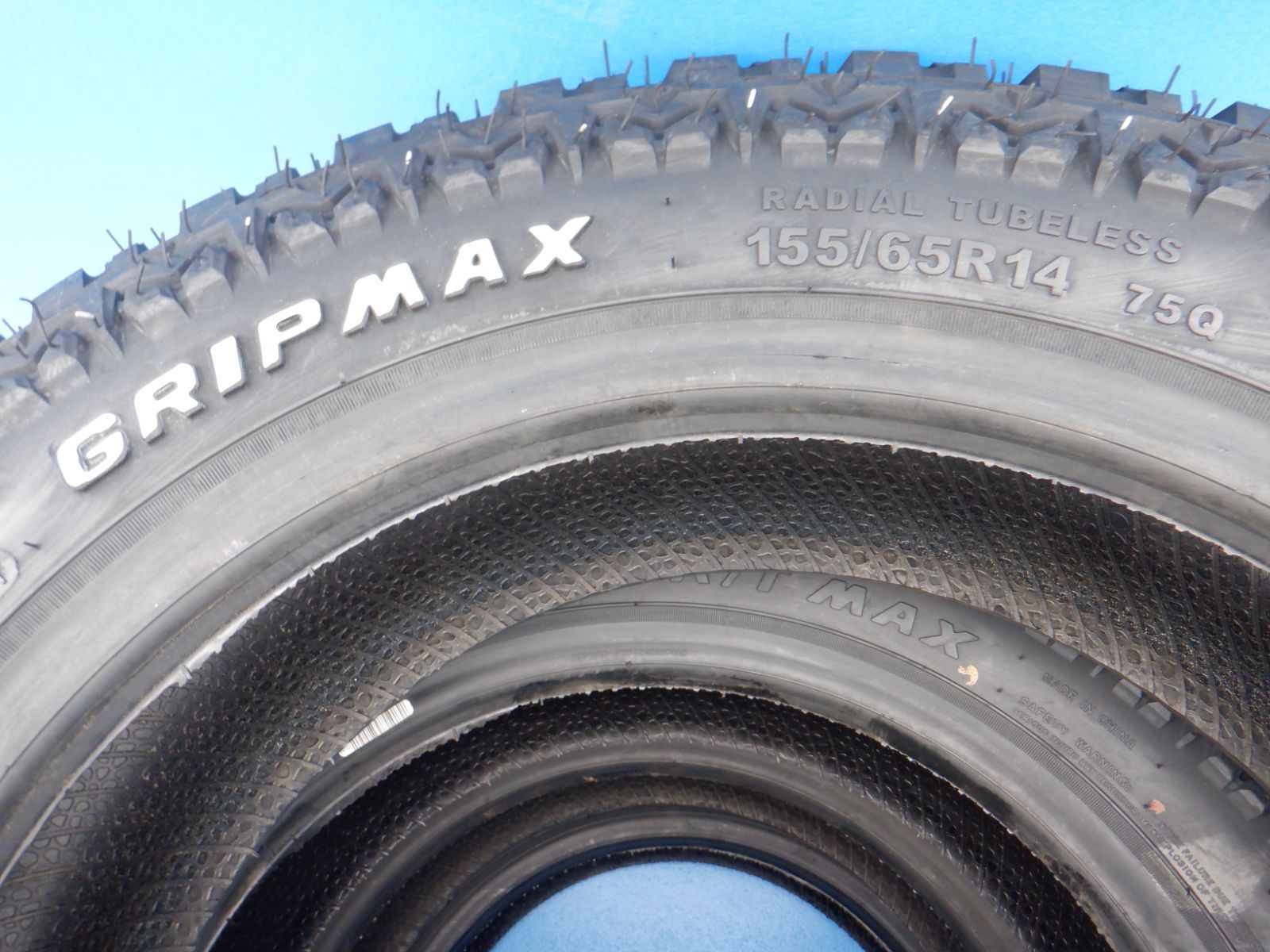 未使用 155/65R14 ホワイトレター 2021年製 4本 スペーシアギア