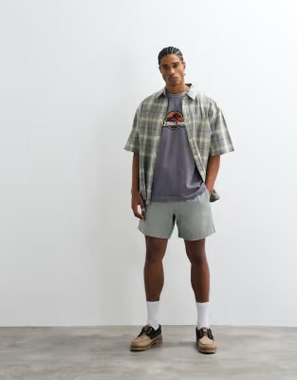 コットンオン メンズ ボトムス ハーフパンツ・ショーツ リネン Cotton linen easy short in washed military 15,680円
