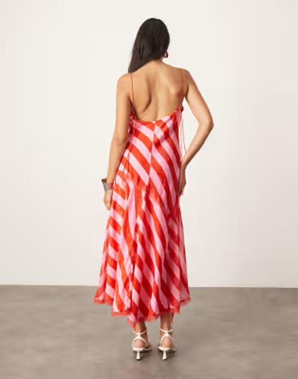 アレンジ レディース トップス ワンピース ミディ コントラスト ARRANGE contrast fabricamidi dress withanky hem in color block stri 26,520円