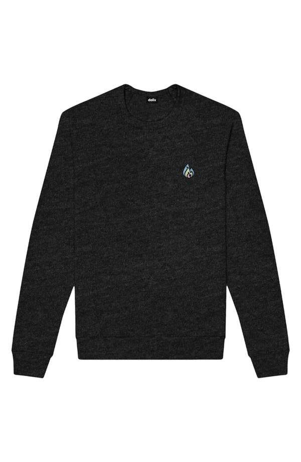 ダリックス メンズ アウター パーカー・スウェット シャツ フリース Dalix Fire Fleece Sweatshirt Dark Heather ヘザー