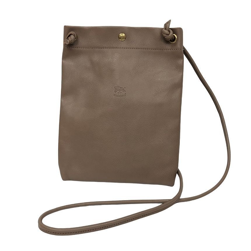 IL BISONTE イルビゾンテ ショルダーバッグ ポシェット サコッシュ 54192305310 レザー グレー aq13203 19,635円