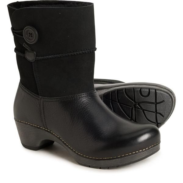 ダンスコ レディース シューズ ブーツ・レインブーツ レザー Dansko Lillith Boots Leather For Women Black ブラック 17,870円