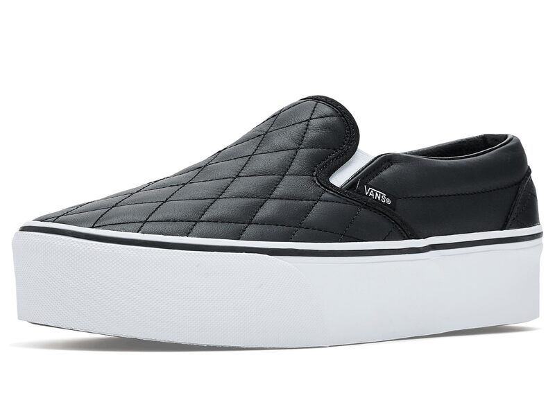 バンズ メンズ シューズ スニーカー Vans Classic SlipOn Stackform Quilted Leather Black ブラック 16,485円