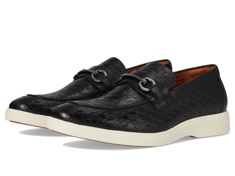 ステイシーアダムス メンズ シューズ スリッポン・ローファー Stacy Adamsalyer Moc Toe SlipOn Black ブラック