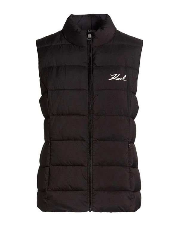 カール ラガーフェルド レディース トップス ベスト KARLAGERFELD Black ブラック