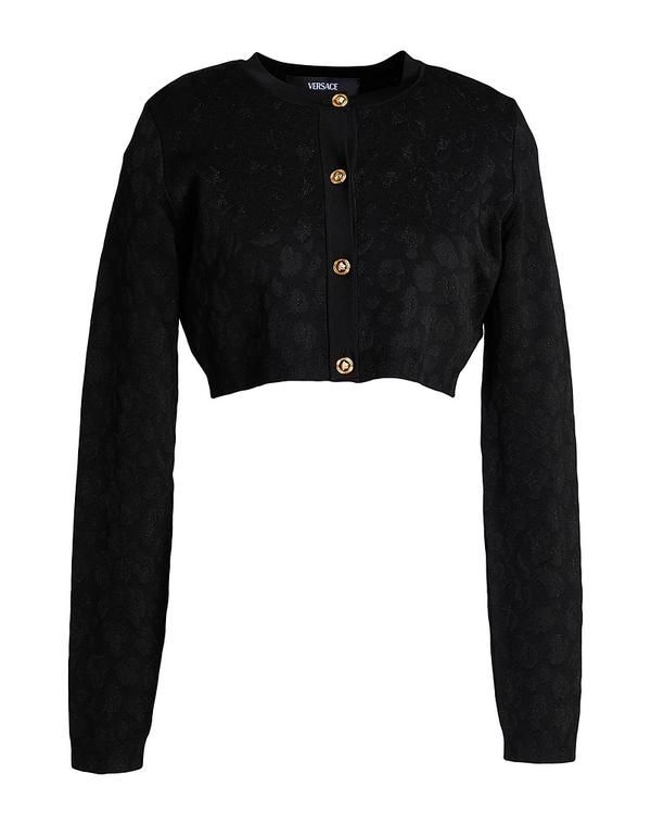 ヴェルサーチ レディース アウター カーディガン VERSACE Black