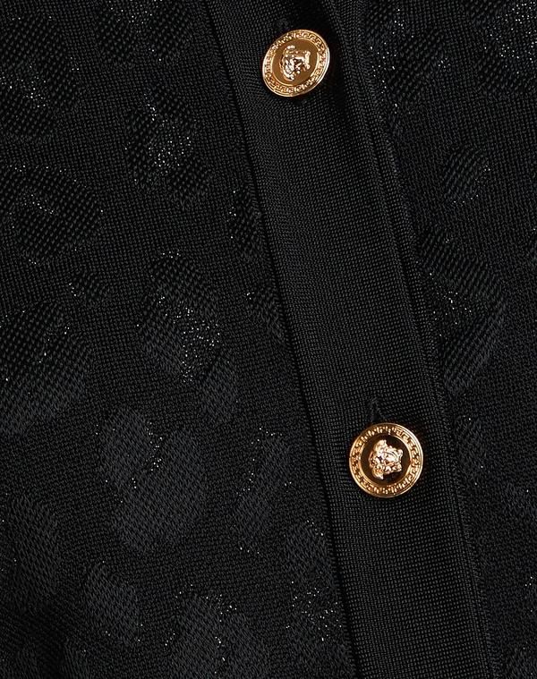 ヴェルサーチ レディース アウター カーディガン VERSACE Black
