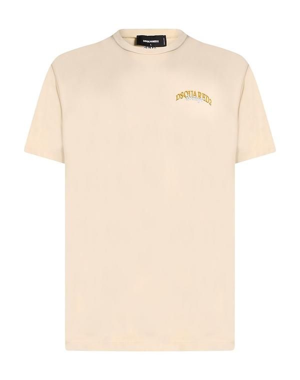 ディースクエアード メンズ トップス Tシャツ DSQUARED2 Beige ベージュ