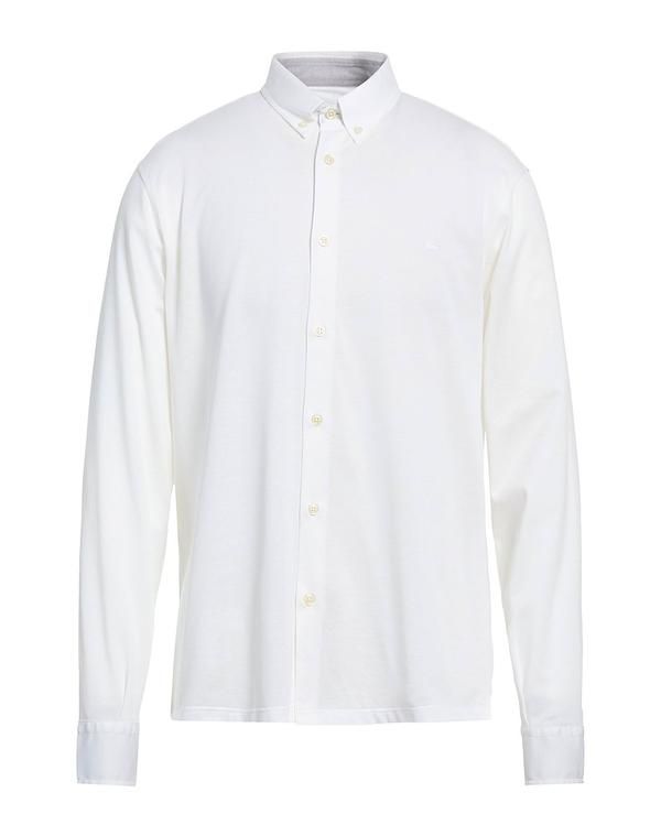 ハーモント ブレイン メンズ トップス シャツ HARMONT BLAINE White ホワイト